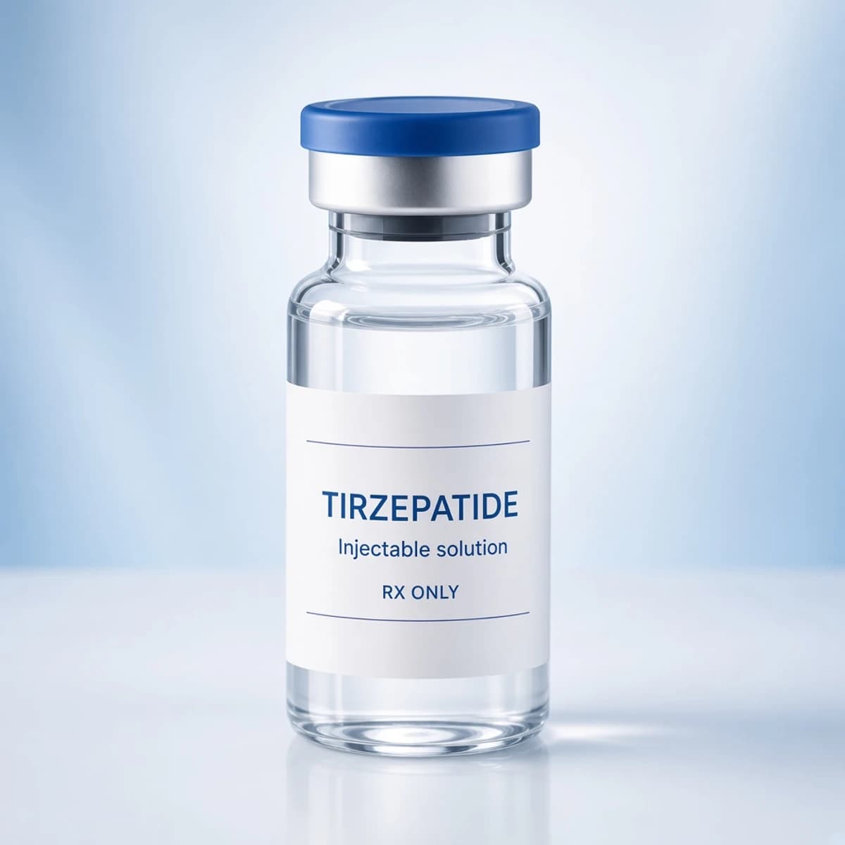 Tirzepatide vial — illustrative